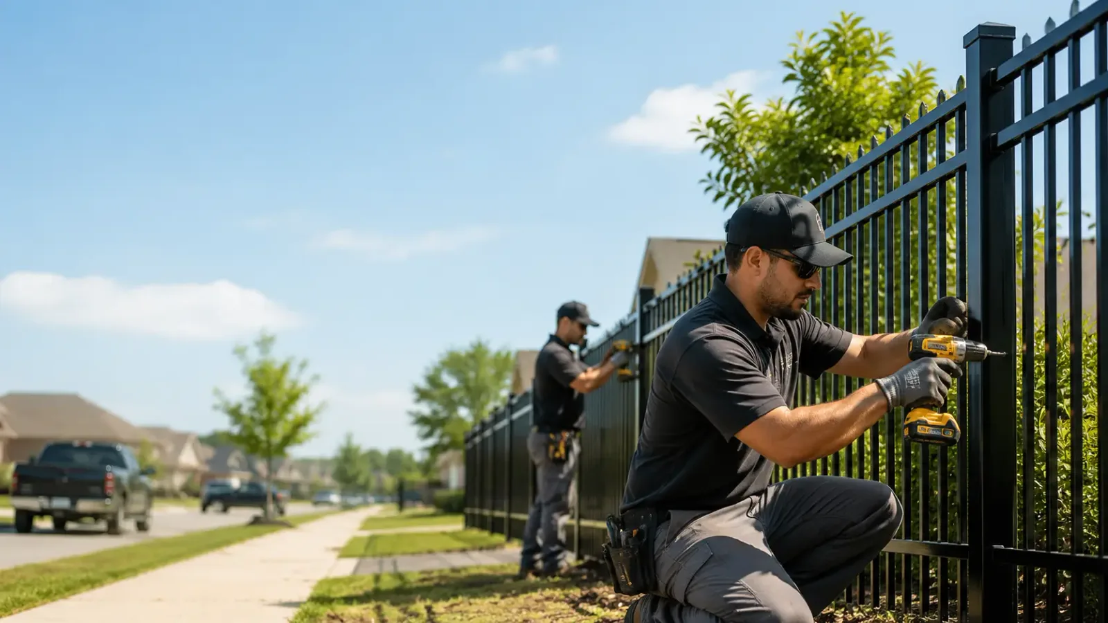 Metal Fence Installation in Driscoll, TX